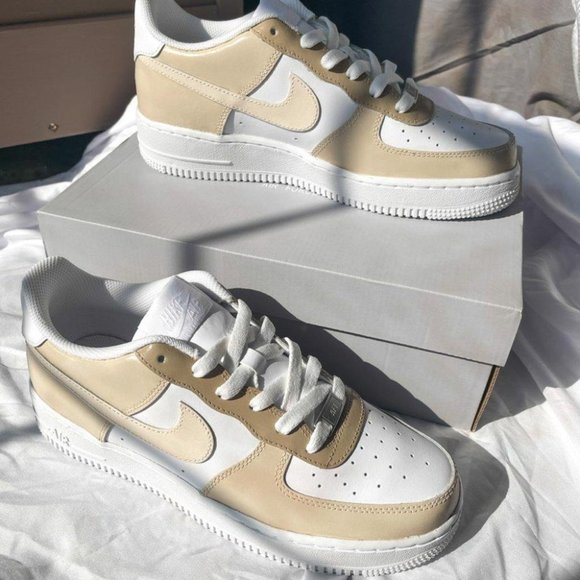 Nike Air Force 1 Neutral Nude Custom - Picture 2 of 8